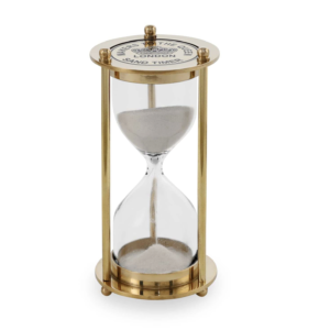 horloge antique en laiton plaqué métal nautique, 1 minute, hauteur 9,8 cm, pour l'exercice, la préparation du thé, la maison, la cuisine et le bureau